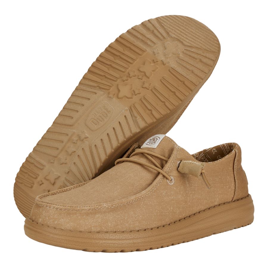Wendy Stretch Canvas – Tan/Tan - Image 3