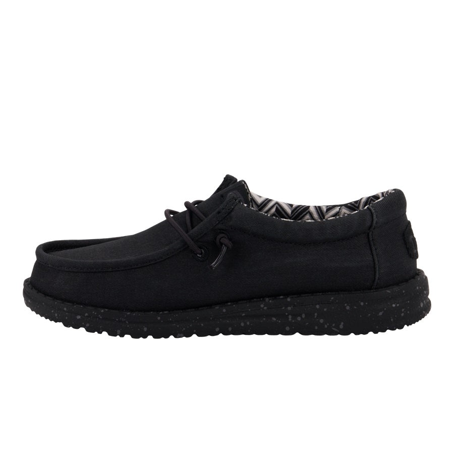 Wally Youth Stretch Canvas – Black/Black