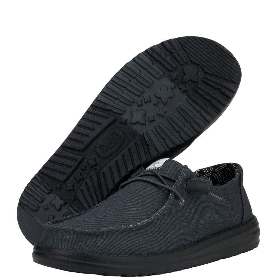Wendy Stretch Canvas Wide – Black/Black - Image 3