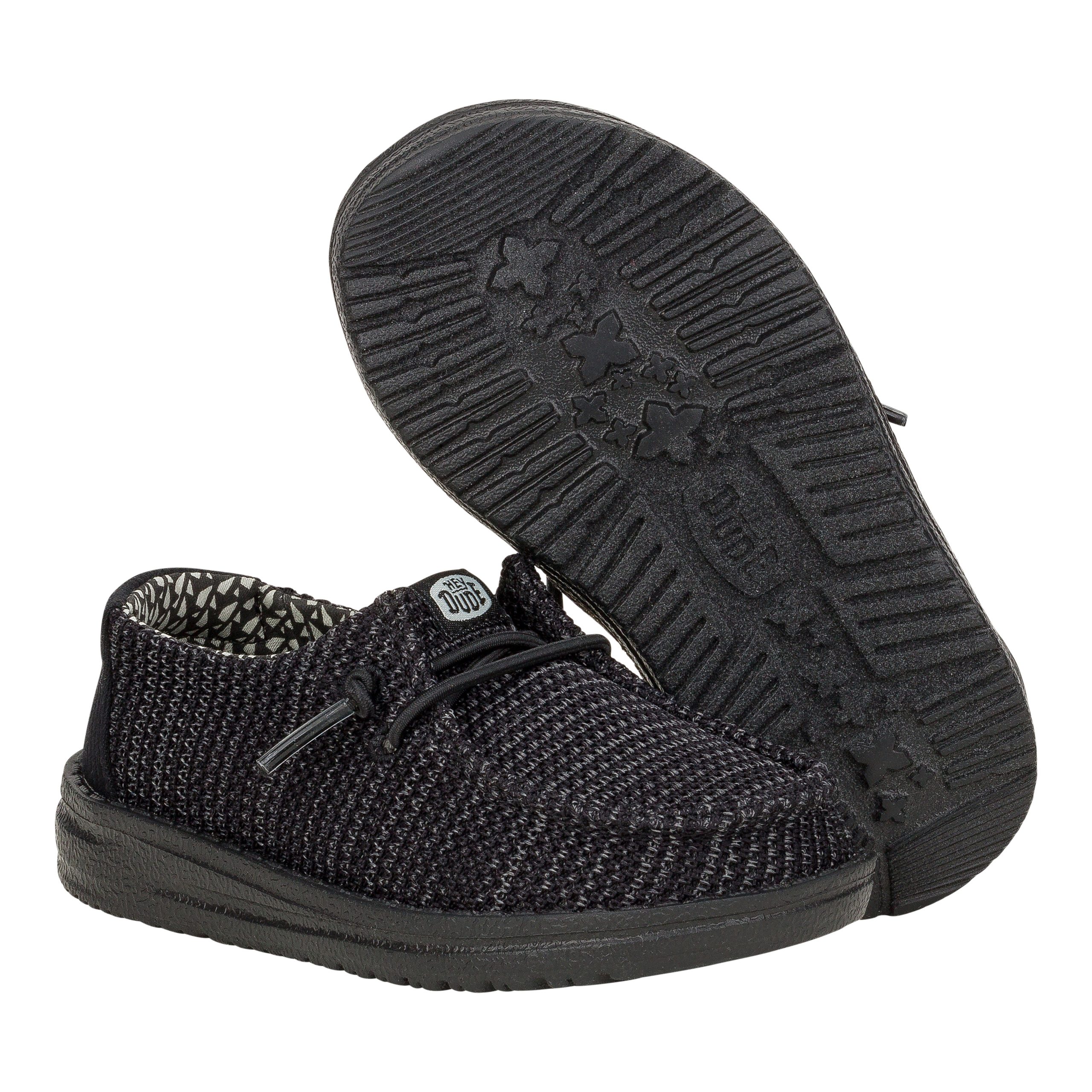 Wendy Toddler Stretch Sox – Black/Black - Image 3