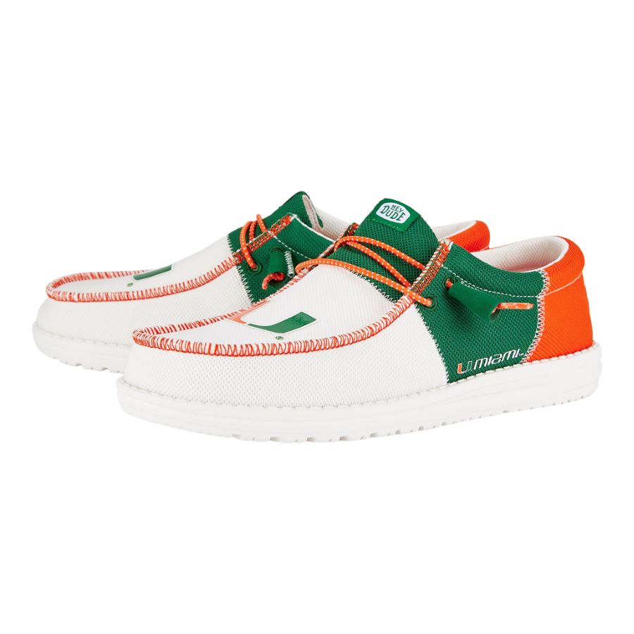 Wally Tri U of Miami – Miami Deep Green/Orange - Image 3