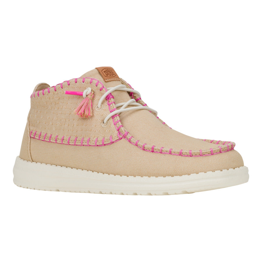 Wendy Mid Perf Canvas – Irish Cream - Image 7