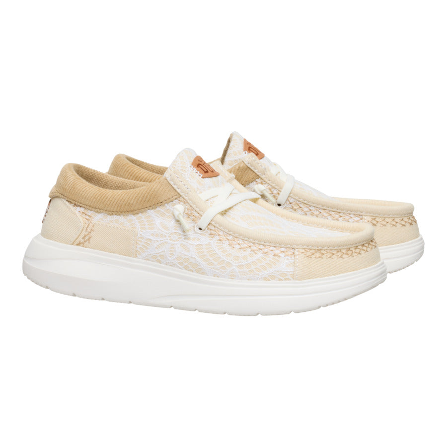 Wendy Comf Patchwork – Ivory/Tan - Image 2