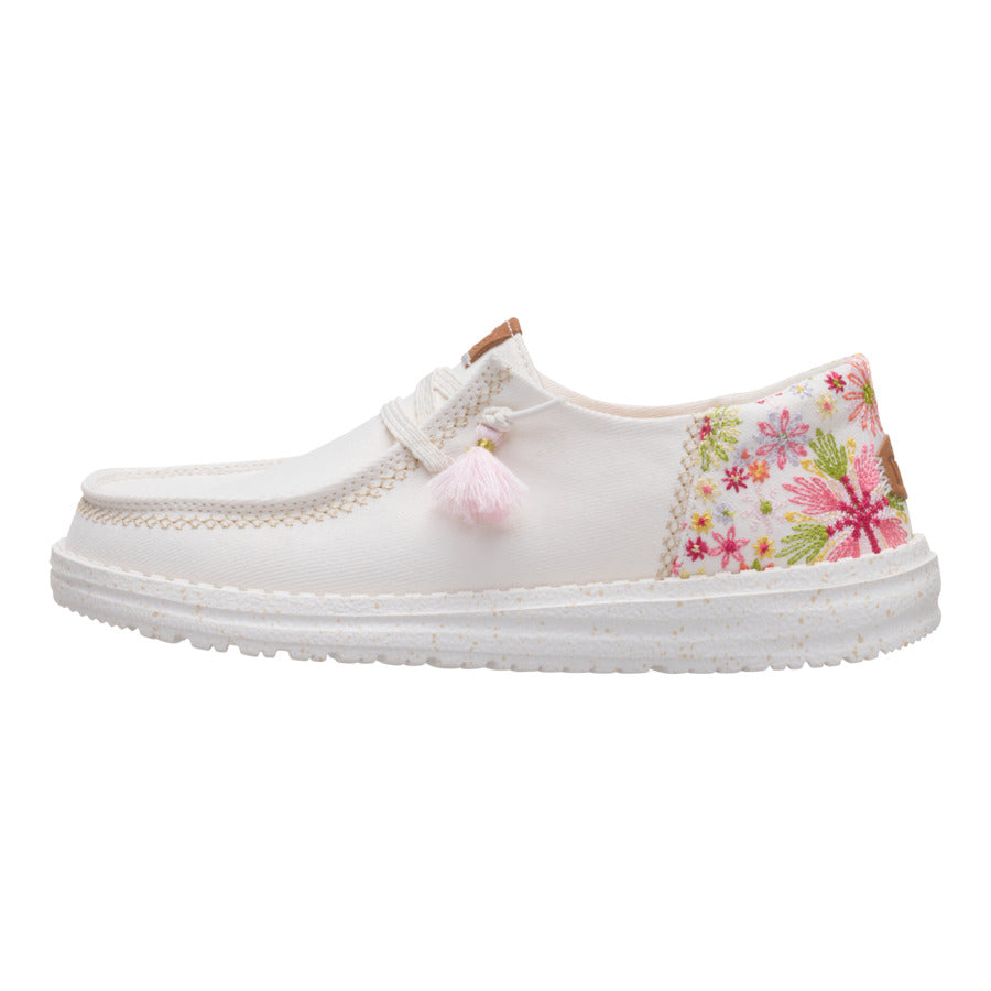 Wendy Funk Embroidered Floral – Ivory/Multi