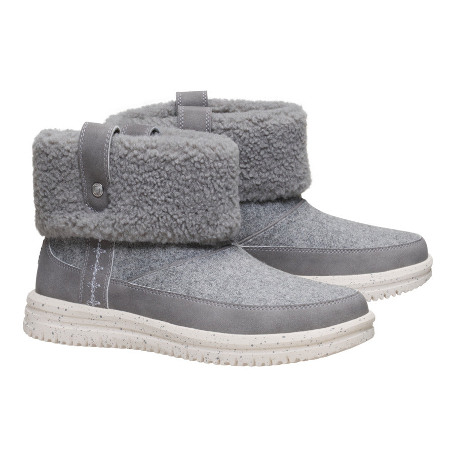 Camden Cuff Wool Cozy – Grey - Image 2
