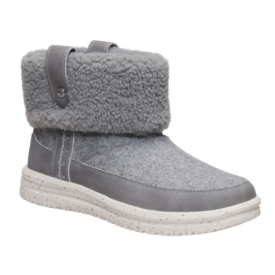 Camden Cuff Wool Cozy – Grey - Image 7