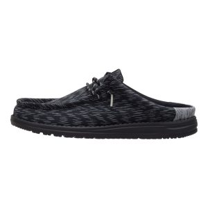 Wally Slip Jersey Jacquard – Black/Monument Grey