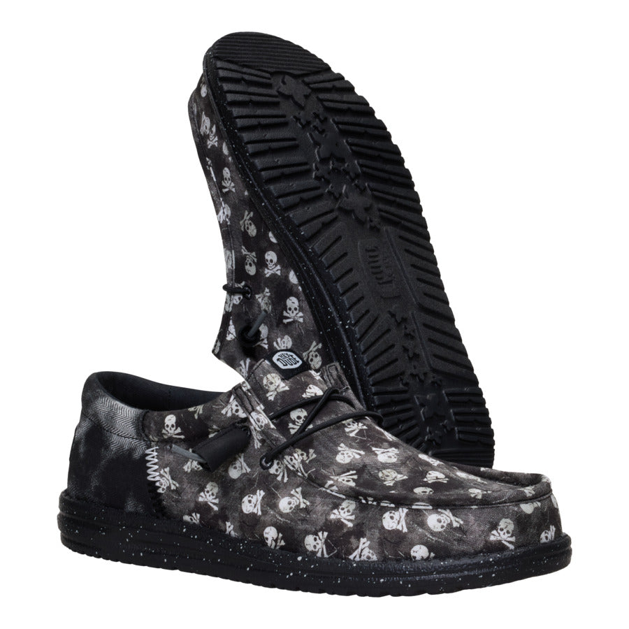 Wally Funk Skull Print – Black/Black Oyster - Image 3
