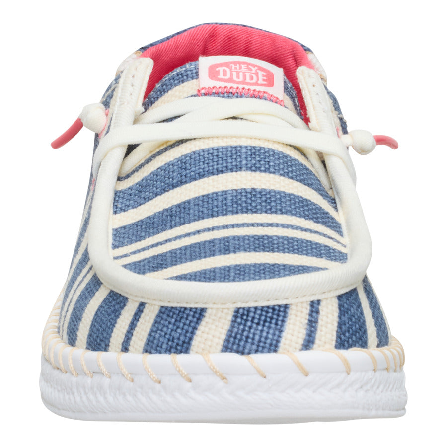 Wendy Espadrille Coast – Navy/White - Image 4