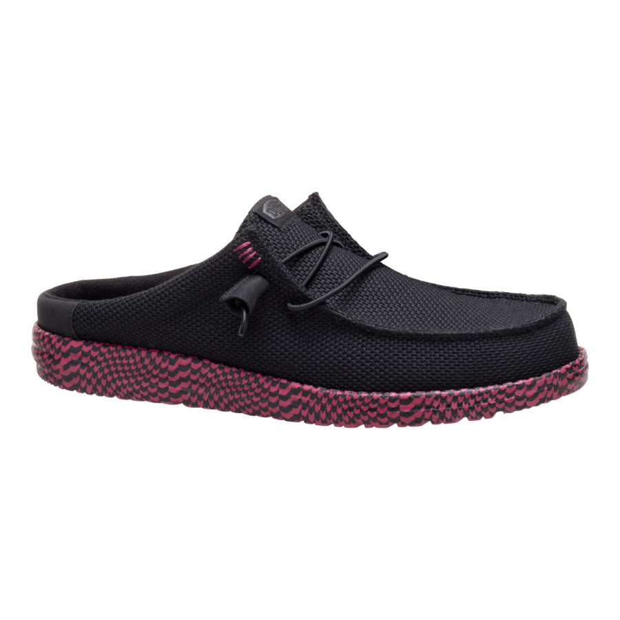 Wally Slip Warped Geo – Black/Fig Purple - Image 7