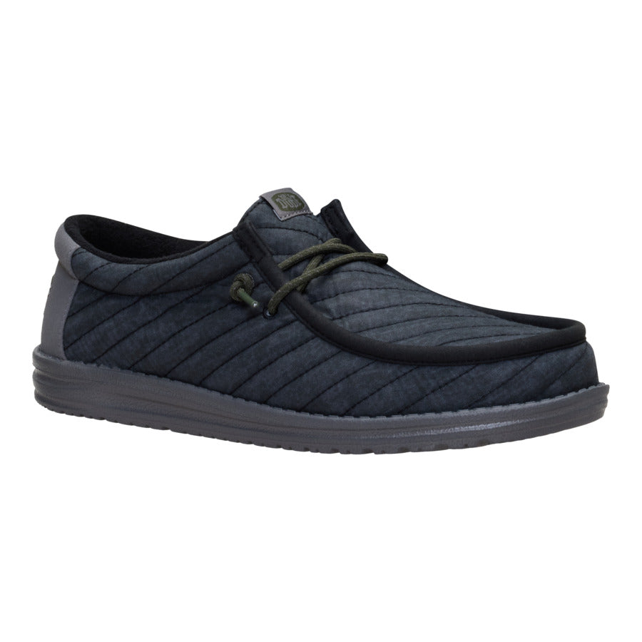 Wally Washed Quilt – Black/Grey - Image 7