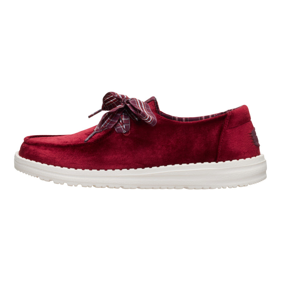 Wendy Holiday Bow – Burgundy